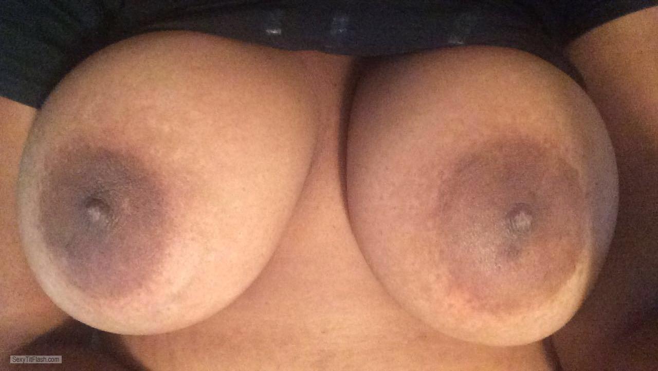 Tit Flash: My Medium Tits - HornyMetalHead from United States